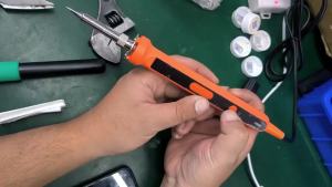 100W Digital Electric Soldering Iron Kit Set 220V Temperature Adjustable Welding Tool Ceramic Heater Soldering Tips Rework