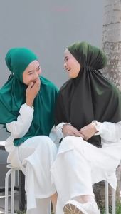 Terbaru Hijab Instan Hamida Series Bergo Jersey Premium Sport