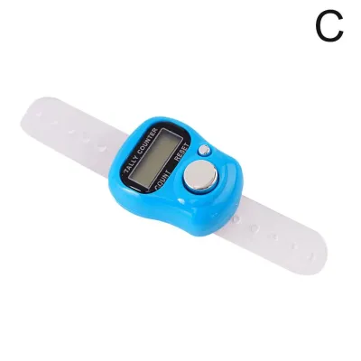 Mini Electronic Finger Counter Hand Tally Clicker Counter Ring Digital Counters Knitting Row Counter New
