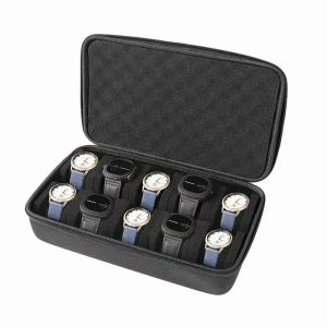Watch Box Organizer for Men or Women Watch Travel Case Portable Storage Watch Display Holder for Wristwatches and Smart Watches