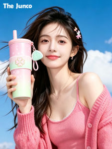 The Junco | Demon Slayer Pink Straw Cup