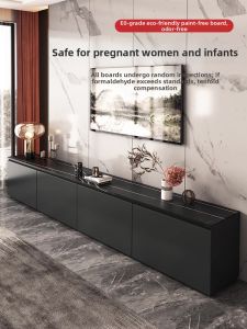 High Design Luxury Black Marble TV Stand
