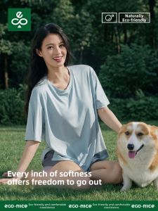econice | Padded Short Sleeve and Shorts Set for Women Breathable Modal Home Wear