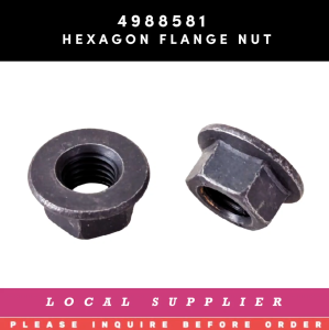 4988581 HEXAGON FLANGE NUT [LOCAL STOCK.READY TO SHIP WITHIN 24HRS] FOR CUMMINS ENGINE PARTS
