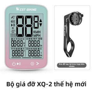 West Biking | Đồng Hồ Đo Vận Tốc GPS Không Dây Thông Minh cho Đạp Xe