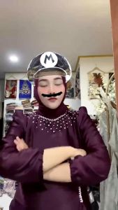 [TERMURA] Vina Dress Kondangan Viral Gaun Pesta Rok Duyung Kekinian Baju Lebaran Mewah Dress Satin Mermaid Slim Fit