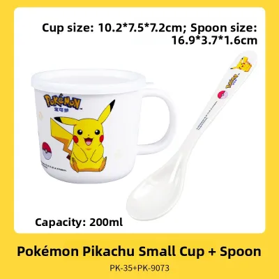 Pokemon Childrens Meal Bowl Pikachu Baby Bowl Partitioned Cartoon Dinner Plate Water Cup Supplementary Food Bowl Home Tableware