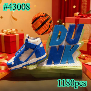 Basketball Sports Shoes 43008 Building Blocks Sets Compatible with Legoed Particles Suitable for Christmas Gifts 1180pcs