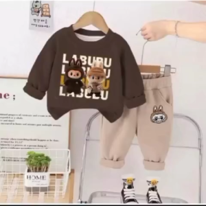 Setelan Sweater Labubu Kekinian Setelan Baju Anak Laki-Laki Dan Perempuan Usia 1-5 Tahun Terbaruu