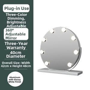 LIWAN | Rotatable LED Lighted Makeup Mirror with Intelligent and High Definition Lighting