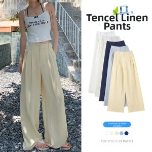 La Chapelle | Lightweight Cool Tencel Linen Pants Female Summer