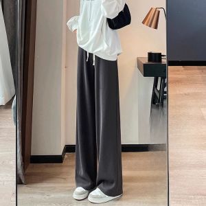 YAMIANNV | Quần Nữ Dài Phong Cách Dáng Rộng Và Ôm Cao Waisted