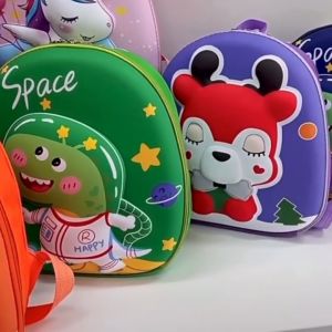 Balo mầm non hình khủng long dập nổi 3D cho bé 1-5T đi mẫu giáo Balo trứng hoạt hình dễ thương cho bé BOLALA STORE BA011