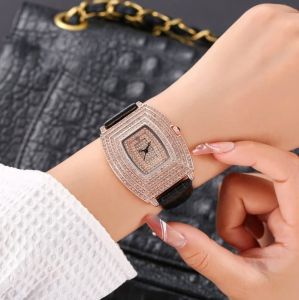 Jam tangan wanita Ticarto 2851L tali kulit mata full analog original