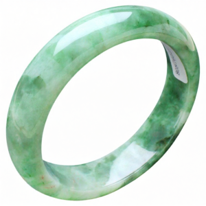 Rarity A-grade Jadeite Bracelet Female Yang Green Floating Orchid Myanmar Old Mine Jadeite Bracelet with Certificate