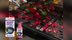 Jakehoe | Barbecue Grill Cleaner Heavy Oil Stain Remover BBQ Rack Frying Pan Burnt Scale Dissolving Agent Kitchen Deep Cleaning Supplies