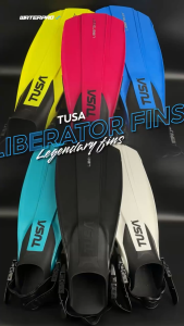 ฟินดำน้ำสกูบ้า – SF0113 Liberator Fin 25 แบรนด์ TUSA– ฟินแบบ Open Heel