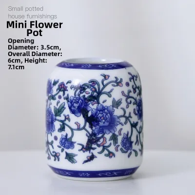 Traditional Blue-and-White Porcelain Vase