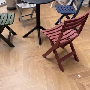 V Home โต๊ะและเก้าอี้ พับเก็บได้ รุ่น DD-202A และ DD-202 ใช้ตกแต่งคาเฟ่ ปิกนิกได้ ทันสมัย