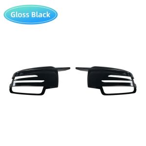 For Mercedes Benz W176 W246 W204 W212 W221 C117 X204 X156 2pcs Replacement Carbon Fiber Pattern Rearview side Mirror cover caps