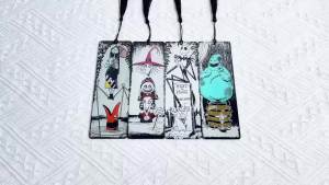 Bandai | Jack Skellington Sally Boogie Acrylic Bookmark Thiết Kế Hình Học Theo Chủ Đề Halloween Để Đọc Sách Tại Nhà Thư Viện Văn Phòng Quà Tặng Giáng Sinh Halloween