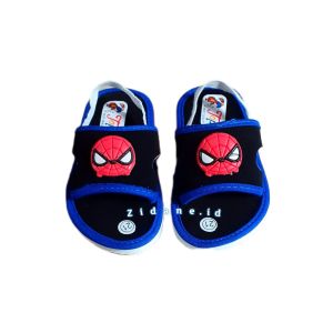 SANDAL ANAK BABY BUNYI VARIASI SPIDERMAN SENDAL SLOP  BUAT USIA 0/20 BULAN