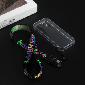 For Nokia 235 Phone Case Lanyard Soft Case Silicone Nokia 235 Protective Case Transparent Case Drop-Resistant Nokia 235 4G Protective Case Full Covered Creative Men and Women Neutral