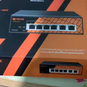 Switch Poe Camera MIXE PC402-Mini gồm 4 cổng POE RJ45 10/100M và 2 cổng UPlink tốc độ 10/100m SWITCH POE MIXIE PC-402 Mi