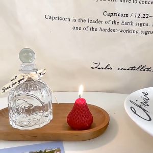 Lilin STRAWBERRY / Lilin Ulang Tahun Happy Birthday Bentuk Strawberry