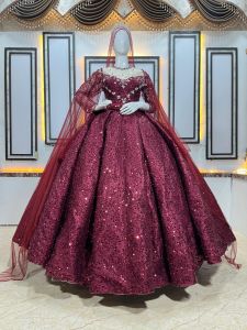 Baju Pengantin Sequeen Crinolin