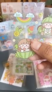 FANCY Enjoy Holiday Sticker LGL-W322 Stiker Anti Air Isi 20 Lembar Murah