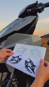 Star Sticker Decals for Motor Stickers Waterproof Decal Honda Click Motorcycle Helmet Stars AA