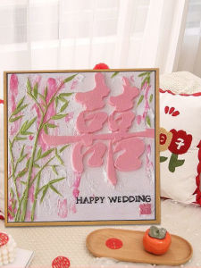 Chinese Style DIY Filling Color Quartz Sand Acrylic Texture Painting for Wedding Handmade Gift Digital Oil Painting Home Decor