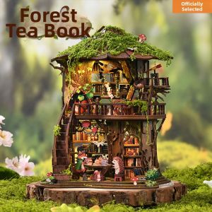 DIY Wooden Miniature Landscape Building Model