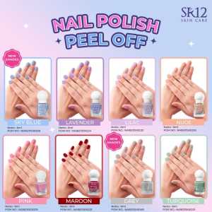 Nail polish peel off sr12// cat kuku halal sr12