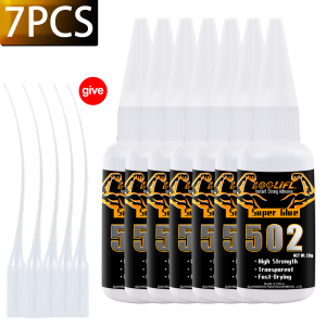 LOOLIFL | Keo Siêu Dính 502 20g Khô Nhanh Độ Bền Cao Gốc Cyanoacrylate Dùng Cho Thủ Công DIY Sửa Chữa Kim Loại Gỗ Nhựa Gốm Sứ