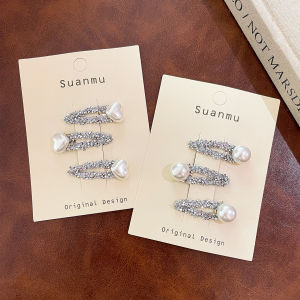 Korean Style Silver Rhinestone Girls Bangs Hair Clip Childrens Small Size Fringe Hairpin Baby Hair Accessories Hairband