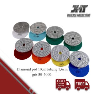JHT Diamond Pad 10cm: Panduan Menggunakan Mesin Grinda Untuk Poles Marmer, Granite, Adesit, dan Batu Alam