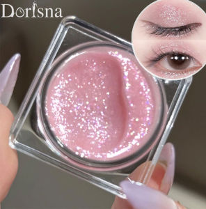 Dorisna Liquid Gel Eyeshadow Glitter Highlighter Diamond Shimmer Eye Shadow Highgloss Fine Shiny Eyeshadow Quick Drying