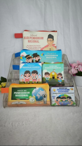 Wallet Hari Pendidikan Nasional Dompet Souvenir Suvenir Hari Pendidikan Dompet Pouch Mini Wallet Case