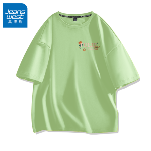 True Weave Black Short Sleeve Womens T-shirt Pure Cotton Half Sleeve Trendy Shoulder Summer New Arrival Street Style Loose Fit