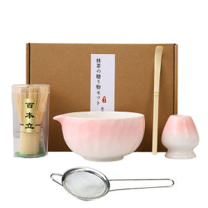 2/4/5PCS/Set Japanese-style Matcha Bowl  Spoon Tea Whisk Perfect Gift For Ceremony Traditional Decoration