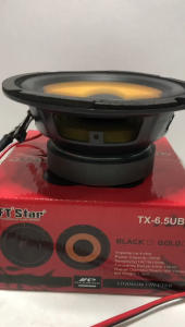 【KYLI】FT STAR 6.5 Inches Dual Cone Car Speaker 350watts 4ohms speaker(Random Color)