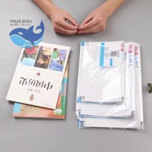 SAMPUL BUKU STIKER PVC FILM PELINDUNG BUKU TEKSTIL 10 LEMBAR BURAM TAHAN AIR DENGAN PEREKAT UNTUK ALAT TULIS SEKOLAH DASAR SD AWET