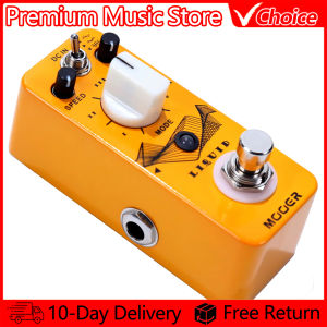 Mooer | MOOER Guitar Pedal Liquid Digital Phaser Effects with 5 Different Effect 3 Selectable Wave True Bypass Metal Shell Guitar Pedal