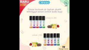 Kids Cessa Biru Happy Nose Melegakan Pernafasan Cough Flu Batuk Pilek Essential Oil