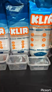 KOTAK MAKAN PLASTIK/THINWALL 750 ML 1 DUS ISI 500 SET TERMURAH