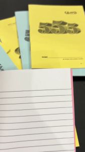 10PCS Buku Nota 555/Note book 555/Buku Menulis/Writing Note book/Compatible Notebook/三个五簿子