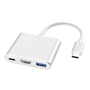SGP Hybrid | Bộ Chuyển Đổi USB C 3 Trong 1 - Hub HDMI Tương Thích Bộ Chuyển Đổi Sạc USB 3.0 Type-C Cho iPhone Samsung Huawei Xiaomi Laptop MacBook