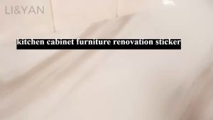 Modern Kitchen Cupboard Cabinet Self adhesive Marble Pattern Wallpaper Waterproof Furniture PVC DIY Decorative Films Renovation Sticker Thickened Marble/Jazz White-Water Kitchen Oil Repellent Sticker